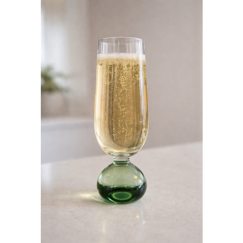 TAÇA CHAMPAGNE 250ml VIBRANCE - VERDE