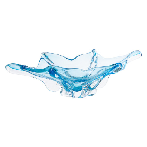 Centro De Mesa De Decoração Em Murano Peaky Aquamarine